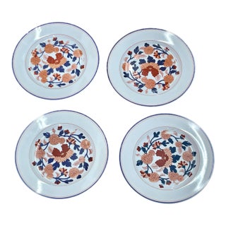 Vintage Fitz and Floyd "Imari Peony" 9.5" Plates - Set of 4 For Sale