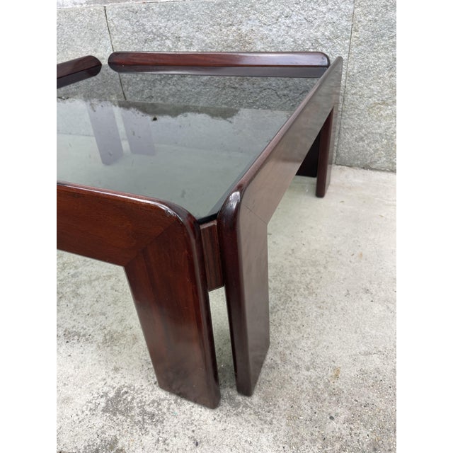 Wood Coffee Table attributed to Afra and Tobia Scarpa, 1960s For Sale - Image 7 of 10