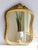 A well made heavy antique Italian gold gilt mirror. The mirror has a wonderful scalloped frame with gold leaf and a...
