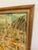 Vintage Boat Harbor Marina Painting Helen Silesky 1959 For Sale - Image 6 of 12