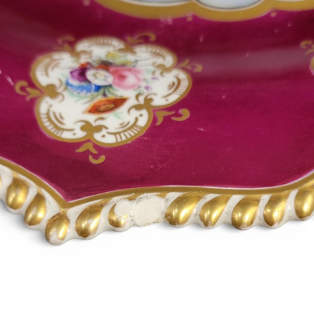 Presentation Dish with Twin Handles by Chamberlain's Worcester, 1820 For Sale - Image 6 of 8