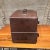 Mid-Century Modern 1950s Zenith Brown Bakelite Portable Radio Nonworking Mid Century Art Deco For Sale - Image 3 of 8