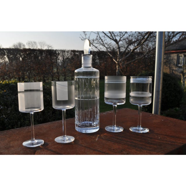 Irish Handmade Crystal No I Red Wine Glass by Scholten & Baijings for J. HILL's Standard For Sale - Image 4 of 6