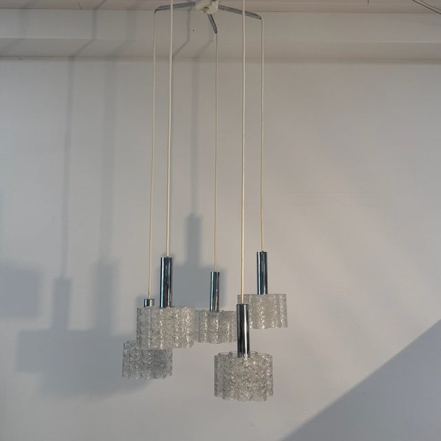 Cascade Lamp with Spare Glass from Doria Leuchten, 1960s For Sale - Image 4 of 16