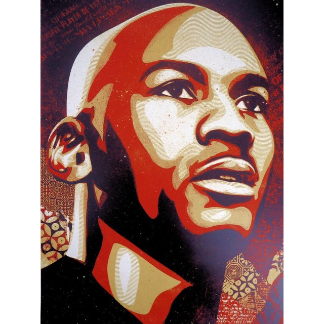 Shepard Fairey, aka Obey Giant (1970) Michael Jordan Original color lithograph Signed and dated 2019 in pencil On wove...