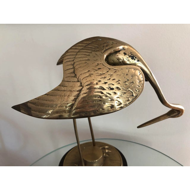 Vintage Brass Frederick Cooper Birds - a Pair For Sale - Image 12 of 13