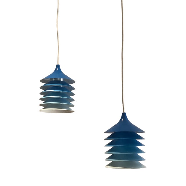 Duett Pendant Lamps by Bent Gantzel Boysen for Ikea, 1980s, Set of 2 For Sale