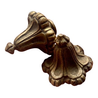 Antique 19th Century French Rococo Revival Gilt Bronze Lamp Finials Napoleon III - a Pair For Sale