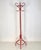 Vintage Red Metal Coat Rack, Italy, 1980s, in Very Good conditions. Designed 1980 to 1989