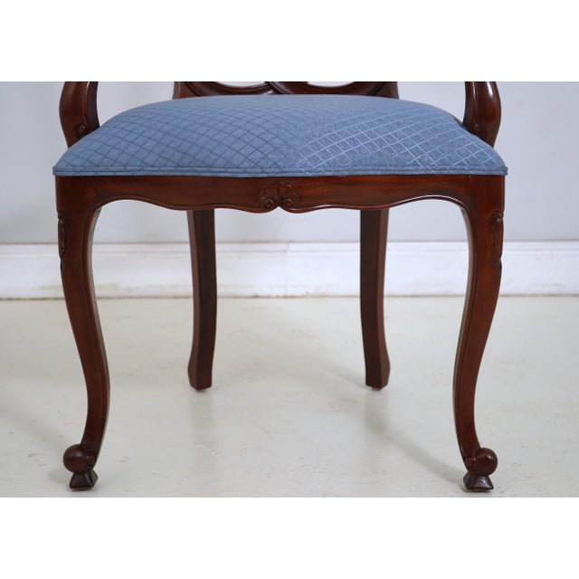 Pair of Mahogany Ribbon Back Armchairs For Sale - Image 13 of 18