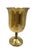 Vintage Mid Century Modern Solid Brass Goblets – Set of 4 For Sale - Image 10 of 12