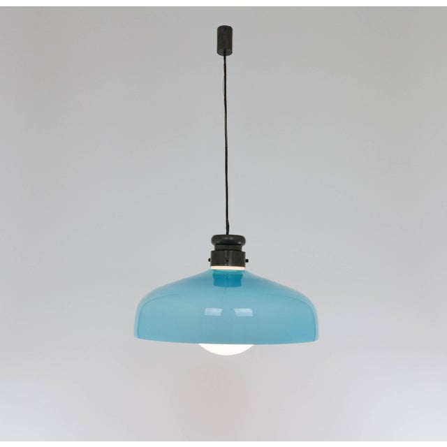 Large Glass L 72 Pendant by Alessandro Pianon for Vistosi, 1960s For Sale - Image 9 of 10
