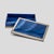 1980s Blue acrylic glass Box with Stainless Steel Accents A rrectangular box, dating from the 1980s, is crafted from...