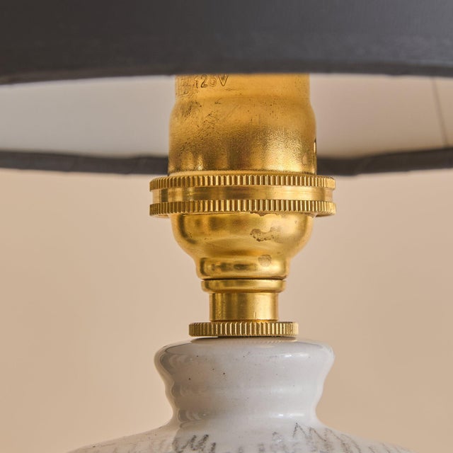 1960s 1960s Italian Porcelain Table Lamp, 1960s - a Pair For Sale - Image 5 of 13