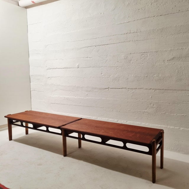 Vintage Bench by William Watting for Scanflex, 1950s For Sale - Image 9 of 17