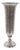 Hammered Em Dash Tall Flared Trumpet Vase- Large For Sale