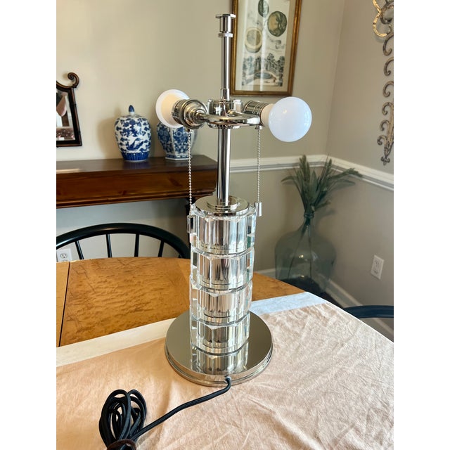 Ralph Lauren Brookings Crystal Table Lamp For Sale - Image 11 of 11