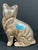 Late 20th Century Folk Art Carved Wooden Cat Sculpture For Sale - Image 9 of 10