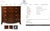 Hollywood Regency Flame Hardwood Ibthorpe Chest of Drawers by Stephen Church for Theodore Alexander For Sale - Image 3 of 18