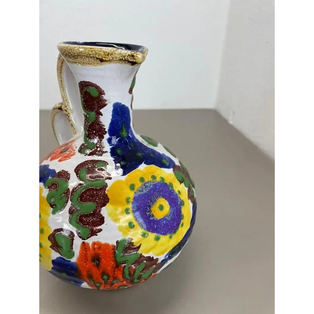 Vintage German Ceramic Studio Pottery Vase from Marei Ceramics, 1970s For Sale - Image 11 of 18