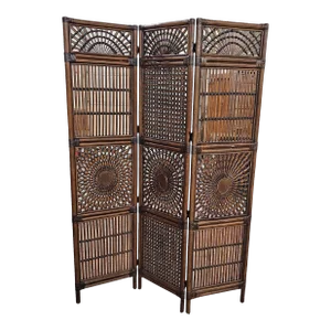 1980s Boho Chic Room Dividing Screen