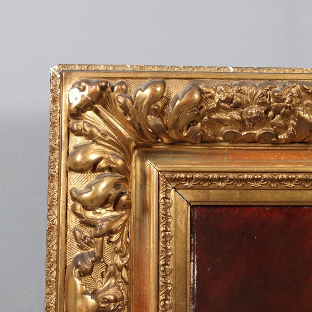 Edouard D'Otemar, Untitled, Oil on Panel, Framed For Sale - Image 10 of 13