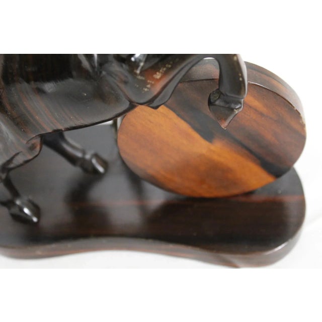Early 20th Century Polo Horse Sculptural Lamp For Sale - Image 9 of 13