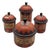 Vintage Candy Storage Jars from KMK Keramik Manufaktur Kupfermühle, 1955, Set of 4 For Sale