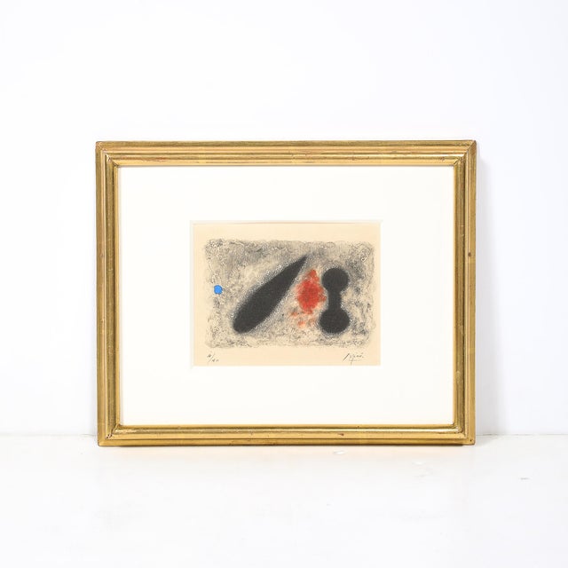 1950s Modernist "Nous Avons" Etching & Aquatint Edition 4/40 Signed Joan Miró For Sale - Image 5 of 9