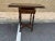 Early 20th Century Antique Walnut Deep Peg Leg Fold Top Game Table or Console Table For Sale In Washington DC - Image 6 of 12