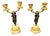 Antique Bronze & Marble Angel Candelabra - A Pair For Sale
