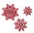 Paper Snowflake Ornament (Set of 6) For Sale