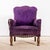 Single Deep Scallop Back Armchair, 1920s For Sale - Image 3 of 11