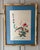 Vintage Chinese Silk Hand Embroidery in a Custom Gilt Bamboo Wood Frame For Sale - Image 11 of 12