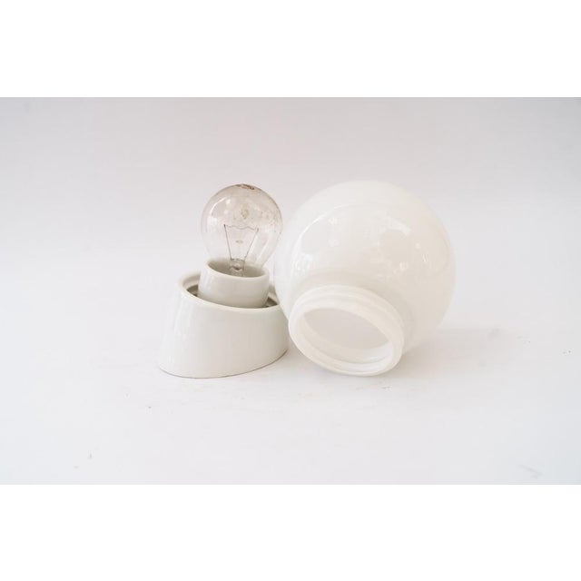 Porcelain Wall Lamp, Germany, 1930s For Sale - Image 6 of 13