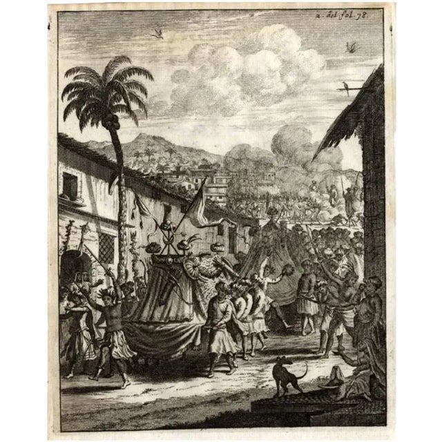Wouter Schouten, New Year Celebrations by Muslims in Bengal, 1708, Paper For Sale - Image 6 of 6