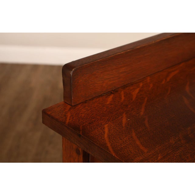 Wood Antique Gustav Stickley Mission Oak Chest Of Drawers #909 For Sale - Image 7 of 18