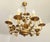 Hollywood Regency Eight-Light Floral Chandelier in Hand-Forged Dark Gilt Metal, Germany, 1960s For Sale - Image 6 of 18