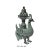 Chinese Chinese Green Black Ancient Phoenix Bird Incense Holder Display Vessel For Sale - Image 3 of 5