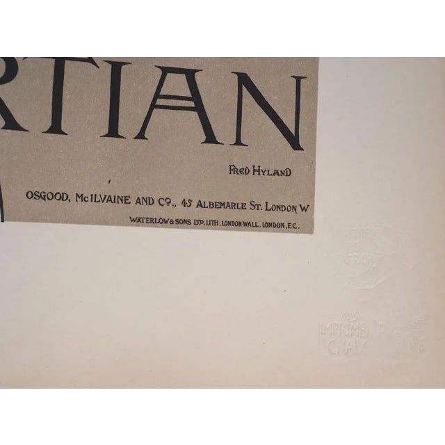 Fred Hyland, Harper’s Magazine (The Martian), 1897, Lithograph For Sale - Image 7 of 9