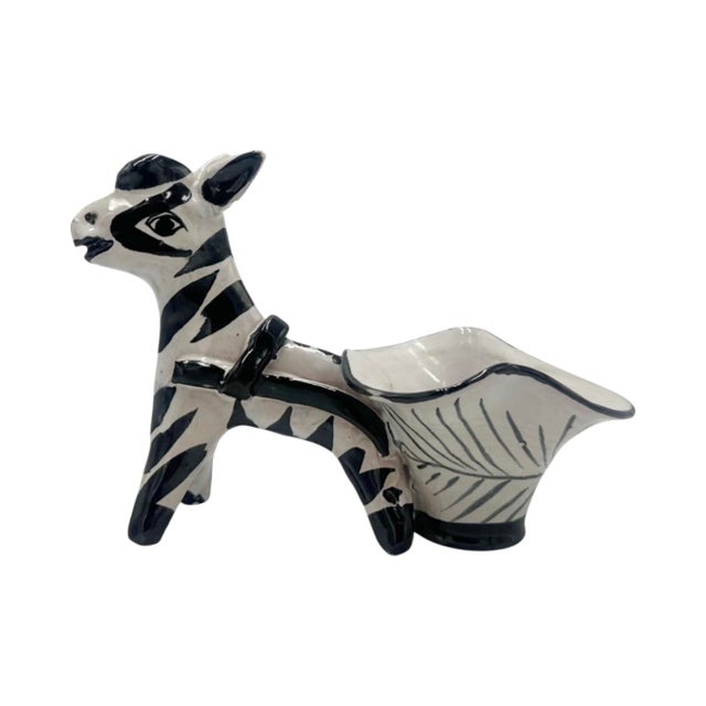 Vintage El Morocco Nyc Nightclub Ceramic Zebra Bud Vase, New York City For Sale - Image 12 of 12