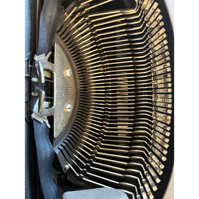 1950s Smith-Corona Portable Skywriter Typewriter For Sale - Image 4 of 13