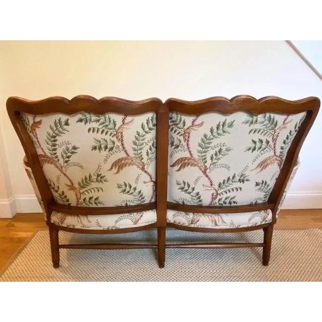 Traditional Antique Botanical Settee For Sale - Image 3 of 12
