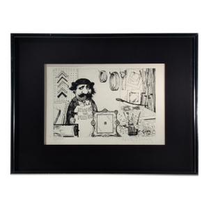 Charles Bragg Kramer The Framer (The Frame Shop) C.1980 Reproduction Print