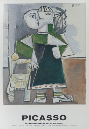 Paloma Debout Poster after Pablo Picasso
