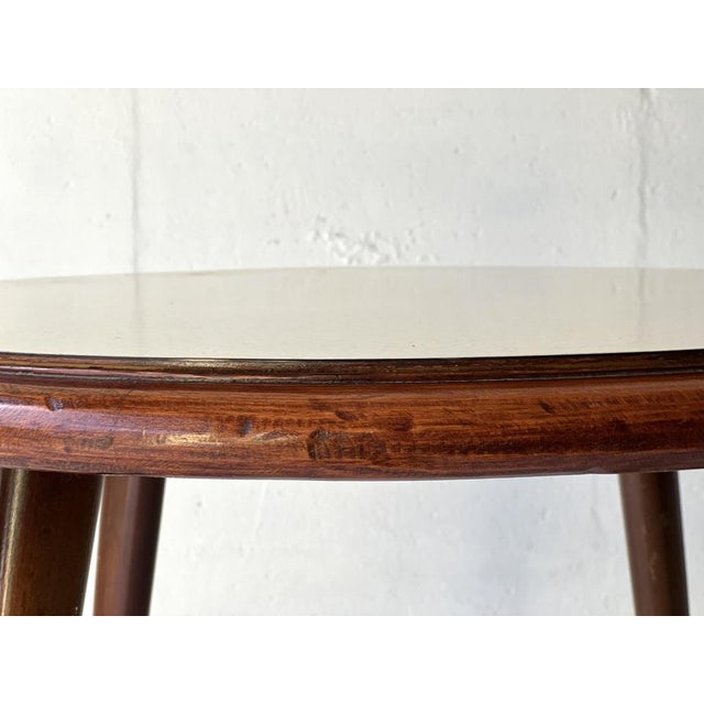 Vintage Blonde and Brown Coffee Table, 1950s For Sale - Image 4 of 15