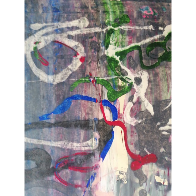 Early 21st Century Stefano Mazzolini, AC133, 2017, Acrylic on Paper For Sale - Image 5 of 7