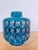 Ceramic Vintage Turquoise Ceramic Vase, 1970 For Sale - Image 7 of 7