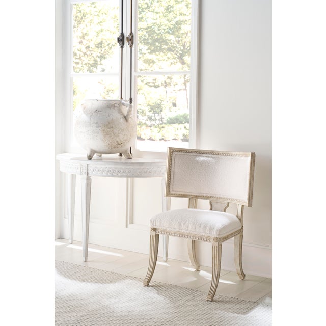 Century Furniture Tara Shaw for Century Furniture Petite Lutetia Console Table, Rubbed White For Sale - Image 4 of 6