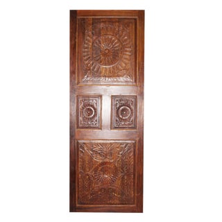 19th Century Vintage Rustic Wood Door For Sale